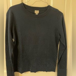 Navy Blue sweater with sparkles. Size M